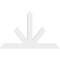 Ekena Millwork Saratoga Architectural Grade PVC Gable Bracket, 72"W x 45"H x 2"D x 6"F, 15/12 Pitch GBP072X45X0206SAR00 - alternate 3